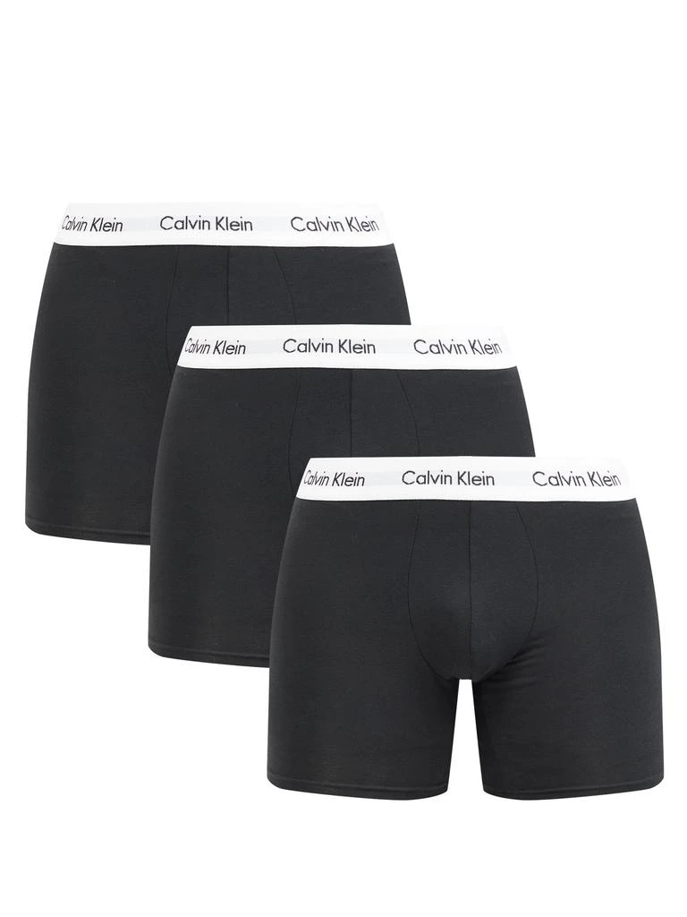 商品Calvin Klein|Pack of three stretch-cotton boxer briefs,价格¥446,第1张图片