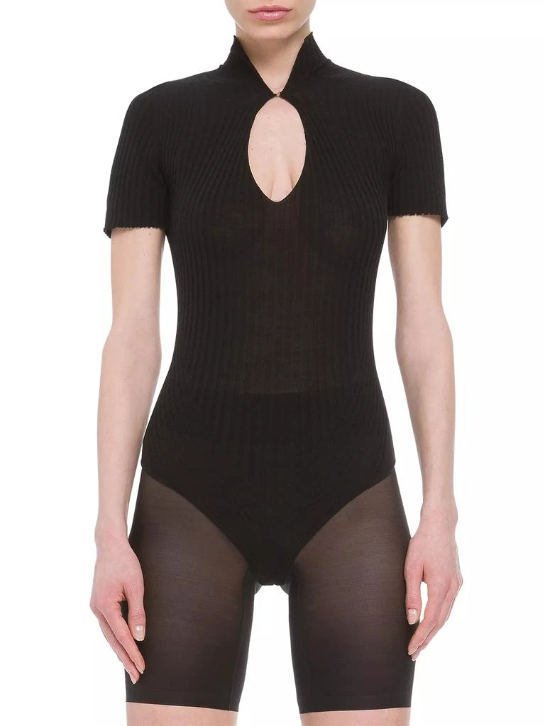 商品Wolford|Rib-Knit Wool Bodysuit,价格¥1662,第3张图片详细描述