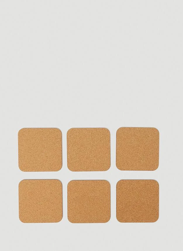 商品More Joy|More Joy Coaster Set of 6 in White,价格¥216,第2张图片详细描述