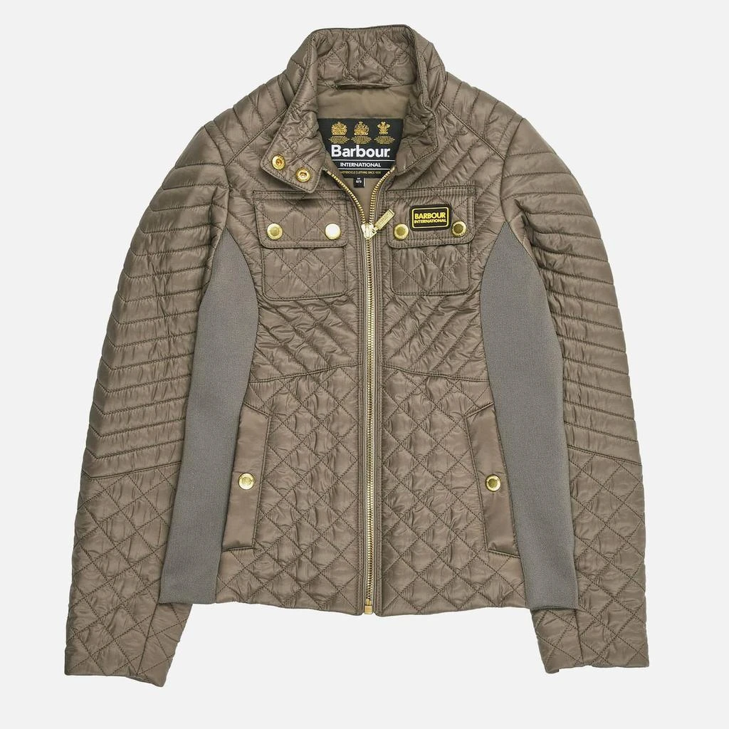 Barbour International Girls' Enduro Morgan Quilt Jacket - Harley Green 商品