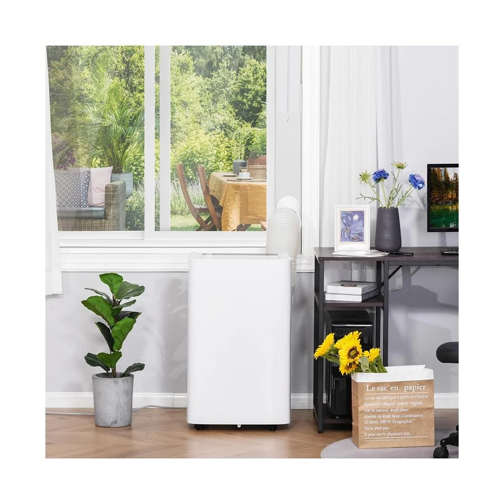 商品HOMCOM|Mobile AC Unit with Ventilating Function, LED Display, 24 Hour Timer,价格¥3090,第3张图片详细描述