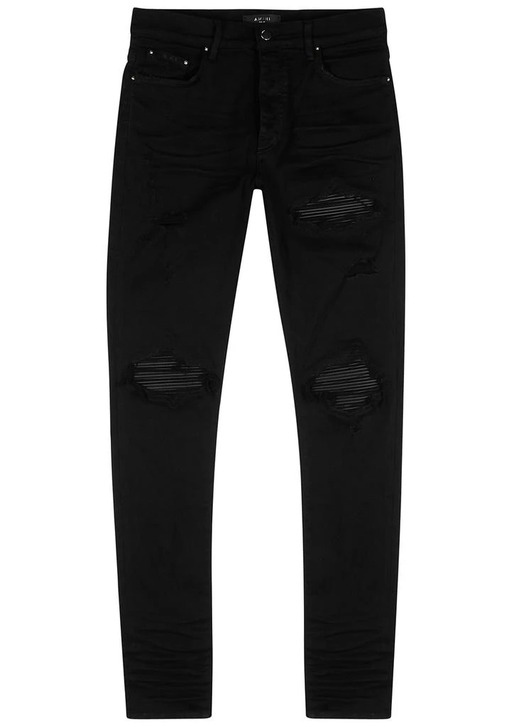 商品AMIRI|MX1 black distressed skinny jeans,价格¥10059,第1张图片