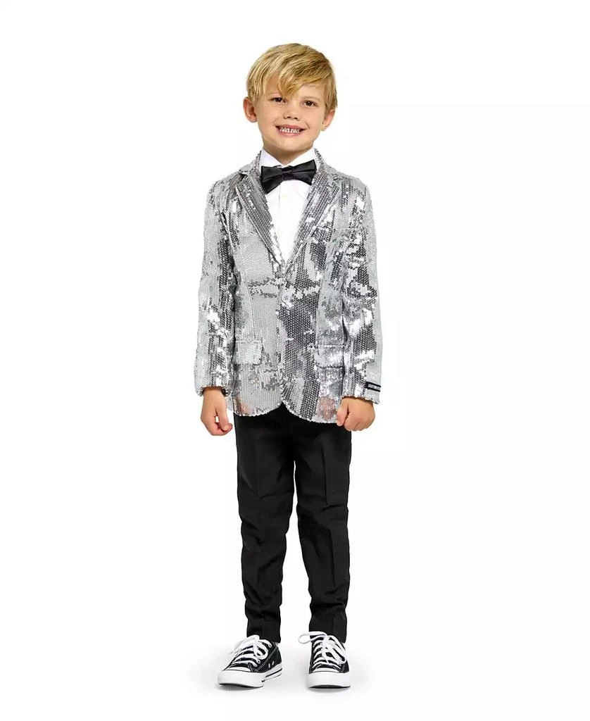 商品Suitmeister|Big Boys Sequin Party Stylish Fit Jacket Blazer,价格¥337,第1张图片