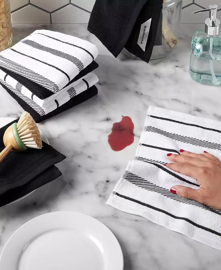 商品KitchenAid|Albany Dishcloth 8 Pack Set, 12" x 12",价格¥208,第4张图片详细描述