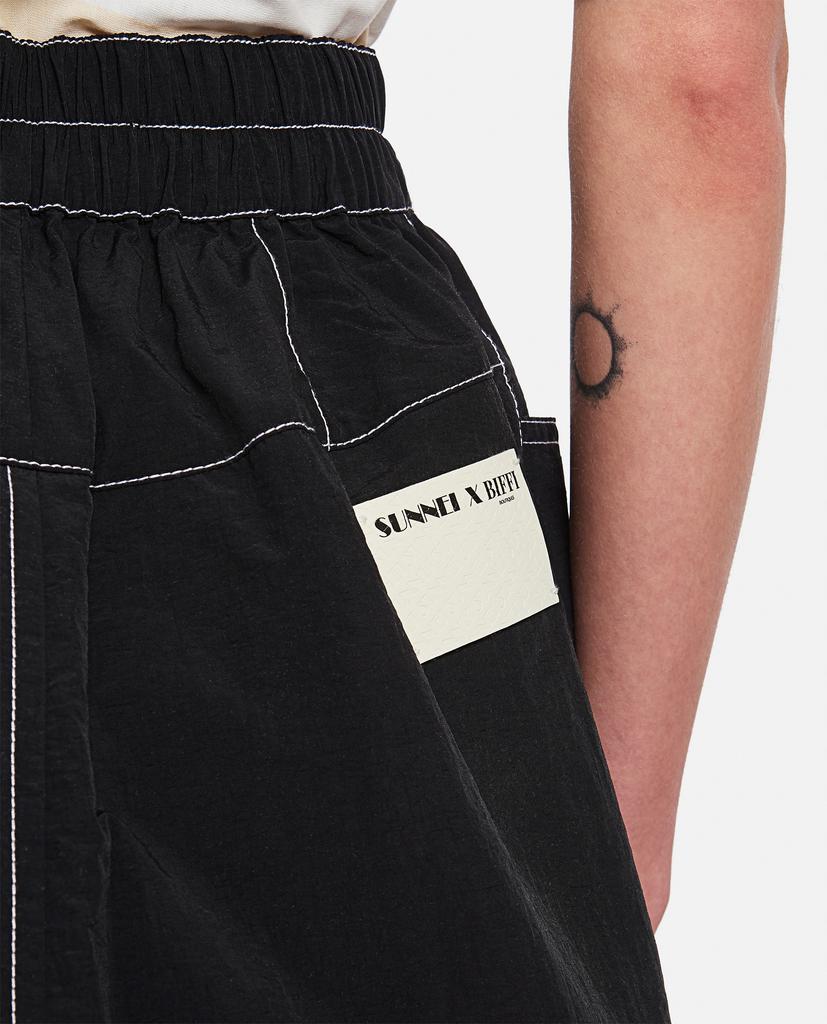 SUNNEI X BIFFI Short nylon skirt商品第4张图片规格展示