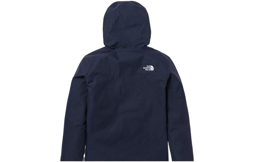 商品[国内直发] The North Face|北面  城市户外系列 纯色连帽 山系 软壳  户外远足 防水透气冲锋衣 男款 蓝色,价格¥1062,第3张图片详细描述