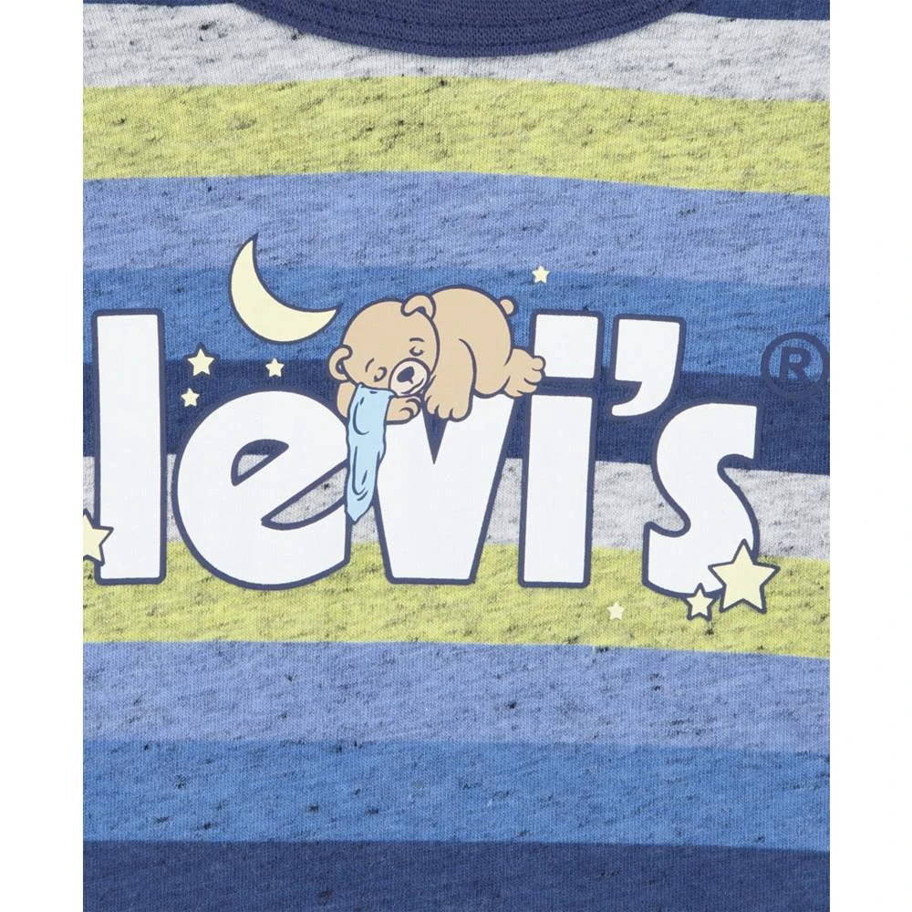 商品Levi's|Baby Boys Sleeping Under The Stars Bodysuit, Pack of 3,价格¥157,第4张图片详细描述