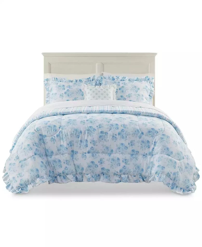 商品JLA Home|Mia Ruffle 4-Pc. Comforter Set, Exclusively at Macy’s,价格¥133,第4张图片详细描述