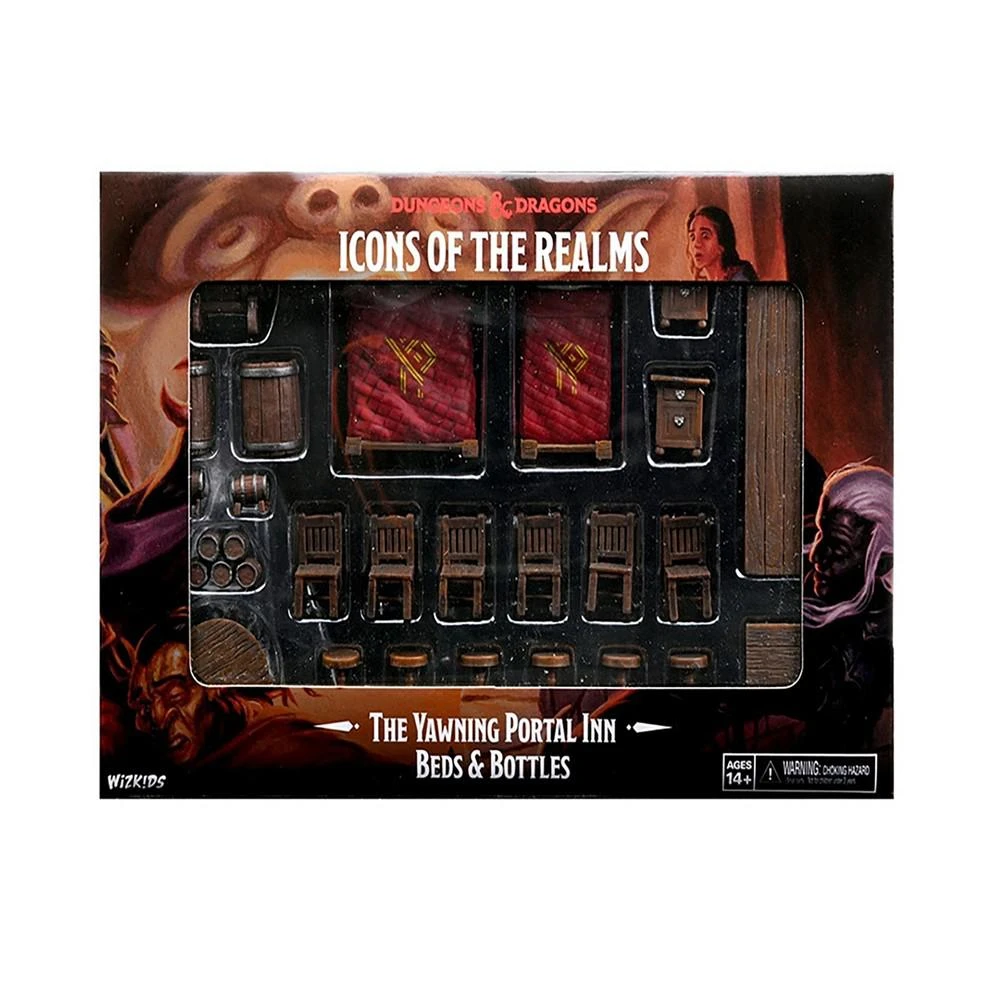 Icons of the Realms the Yawning Portal Inn Beds Bottles Role Playing Game Miniatures Set 商品