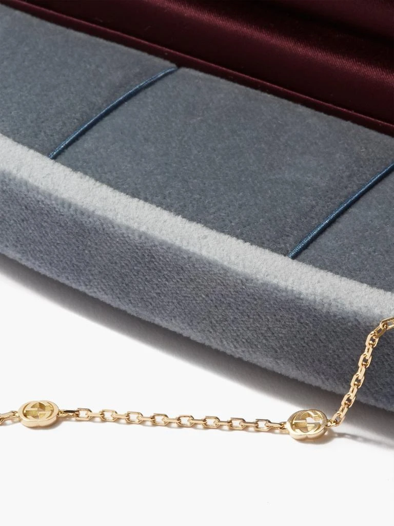 商品Gucci|GG & 18kt gold bracelet,价格¥11407,第5张图片详细描述
