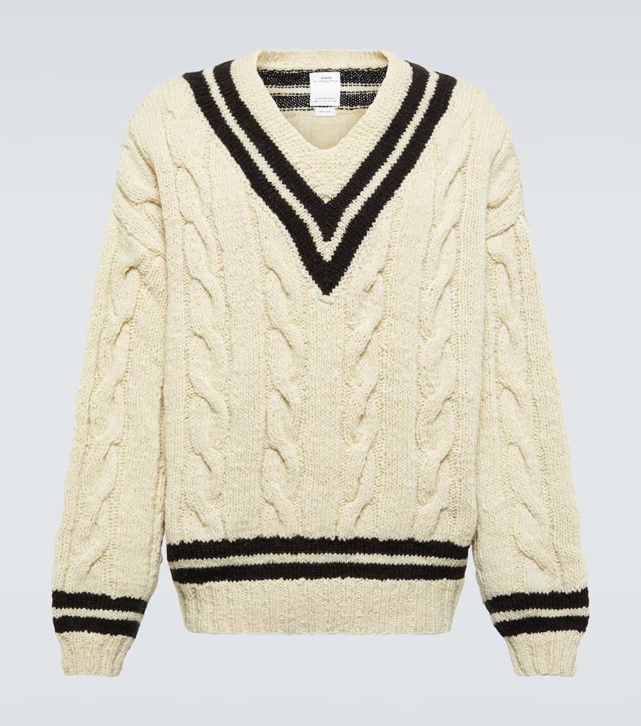 商品VisVim|V-Collegium绞花针织羊毛毛衣,价格¥28767,第1张图片