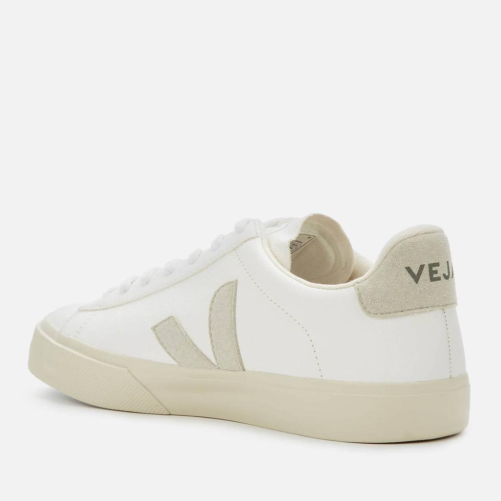 商品Veja|Veja Men's Campo Chrome Free Leather Trainers - Extra White/Natural,价格¥1140,第4张图片详细描述