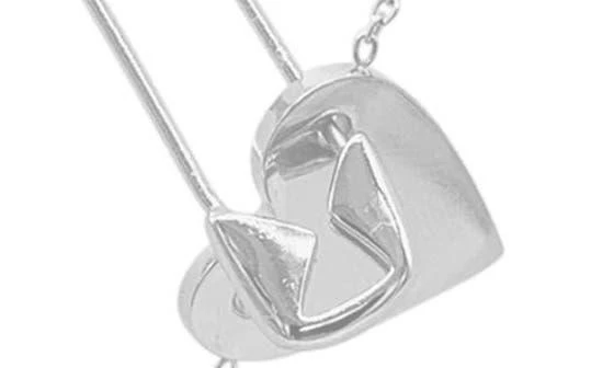 商品ADORNIA|Pin Heart Adjustable Lariat Necklace,价格¥166,第4张图片详细描述