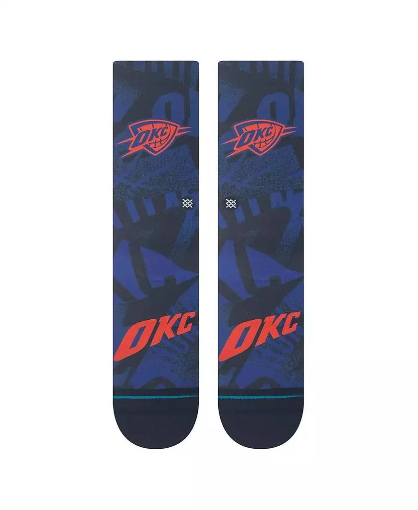 商品Stance|Men's and Women's Oklahoma City Thunder 2023/24 City Edition Crew Socks,价格¥151,第3张图片详细描述