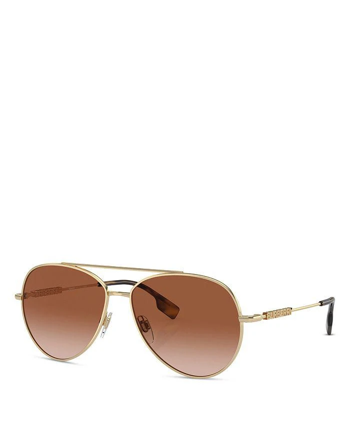 商品Burberry|Aviator Sunglasses, 58mm,价格¥2312,第1张图片详细描述