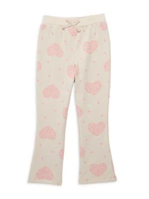 商品Juicy Couture|Little Girl’s 2-Piece Heart Fleece Sweatshirt & Joggers Set,价格¥260,第3张图片详细描述