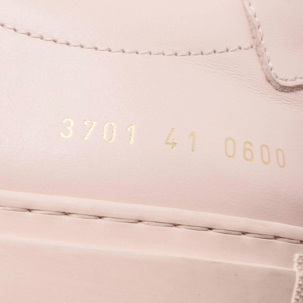 Common Projects Pink Leather Lace Up Sneakers Size 41 商品
