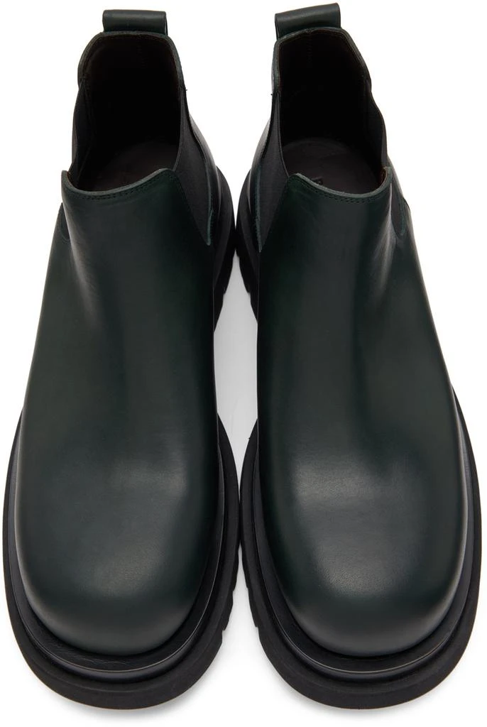 商品Bottega Veneta|Green Low 'The Lug' Chelsea Boots,价格¥10029,第5张图片详细描述