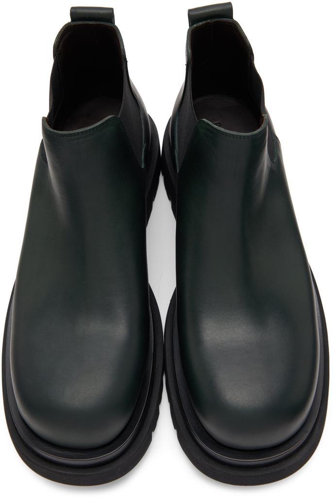 商品Bottega Veneta|Green Low 'The Lug' Chelsea Boots,价格¥9326,第7张图片详细描述
