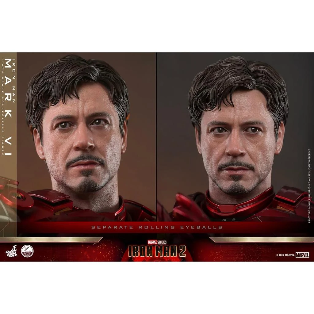 商品Hot Toys|Hot Toys 1:4 Scale Marvel Iron Man 2 Iron Man Mark VI Statue,价格¥7691,第5张图片详细描述