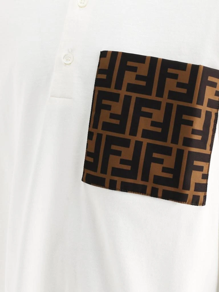 商品Fendi|Fendi Kids Monogram Short-Sleeved Polo Shirt,价格¥1809,第4张图片详细描述