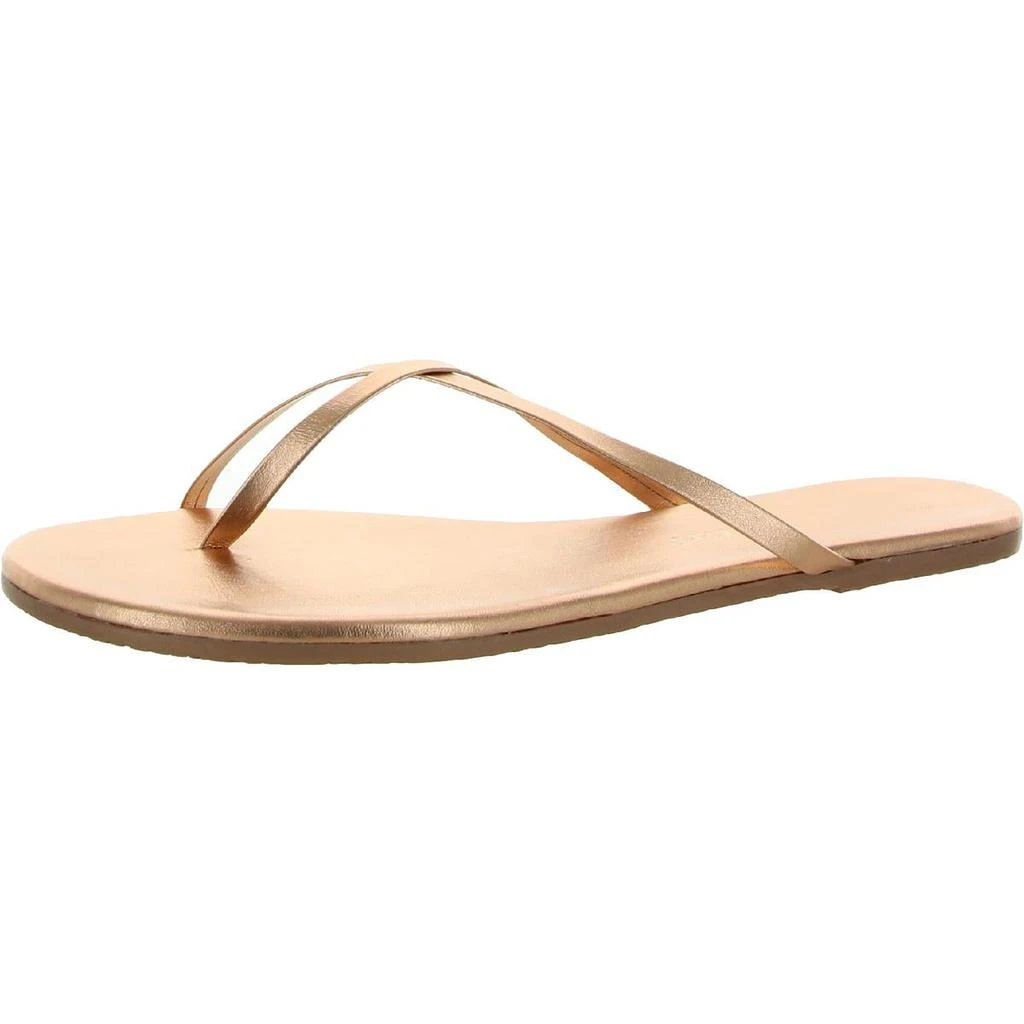 商品Tkees|Tkees Womens Riley Faux Leather Slip On Flat Sandals,价格¥145,第4张图片详细描述