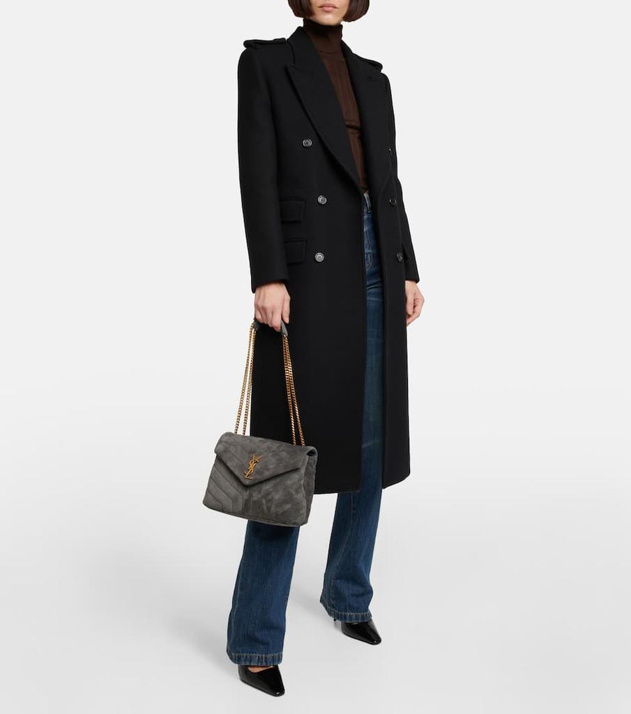 商品Yves Saint Laurent|Loulou S号绒面革单肩包,价格¥20417,第7张图片详细描述