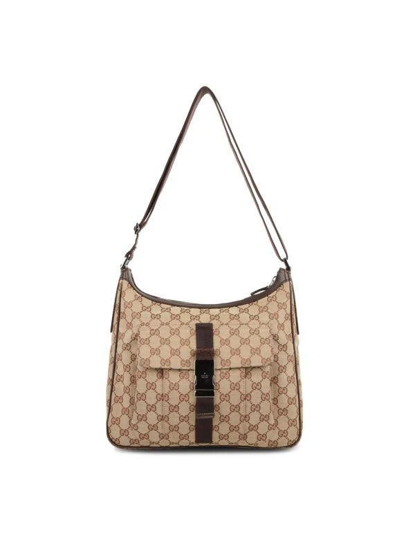 商品[二手商品] Gucci|GG Canvas Crossbody Bag,价格¥5620,第1张图片