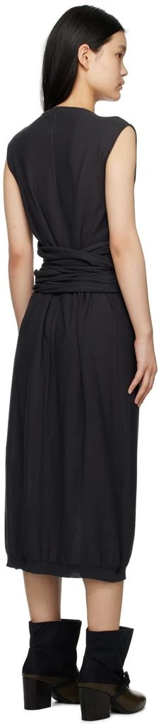 商品Lemaire|Gray Knotted Midi Dress,价格¥3474,第3张图片详细描述