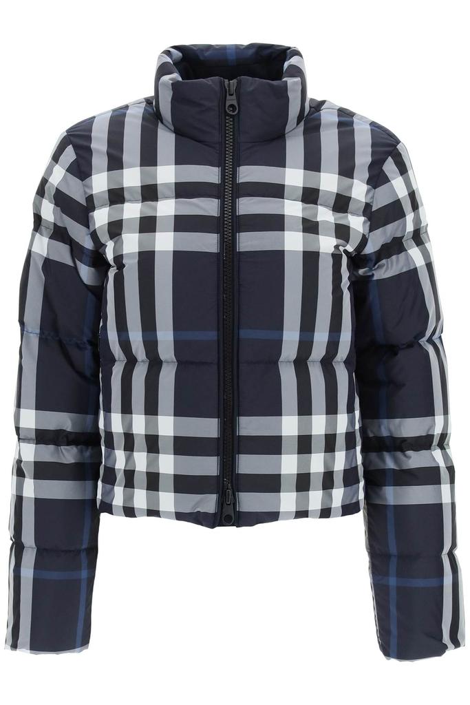 Burberry night check cropped down jacket商品第1张图片规格展示