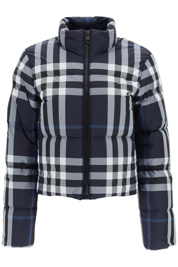 商品Burberry|Burberry night check cropped down jacket,价格¥8000,第1张图片