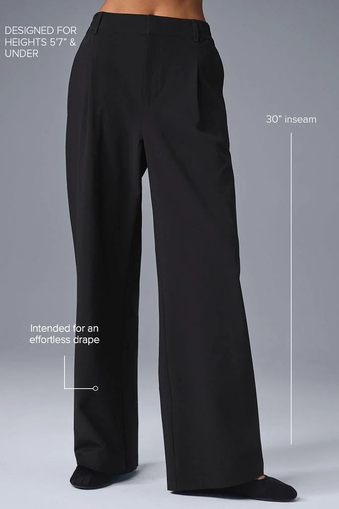 商品Alo|High-Waist Pursuit Trouser (Regular) - Black,价格¥1146,第2张图片详细描述