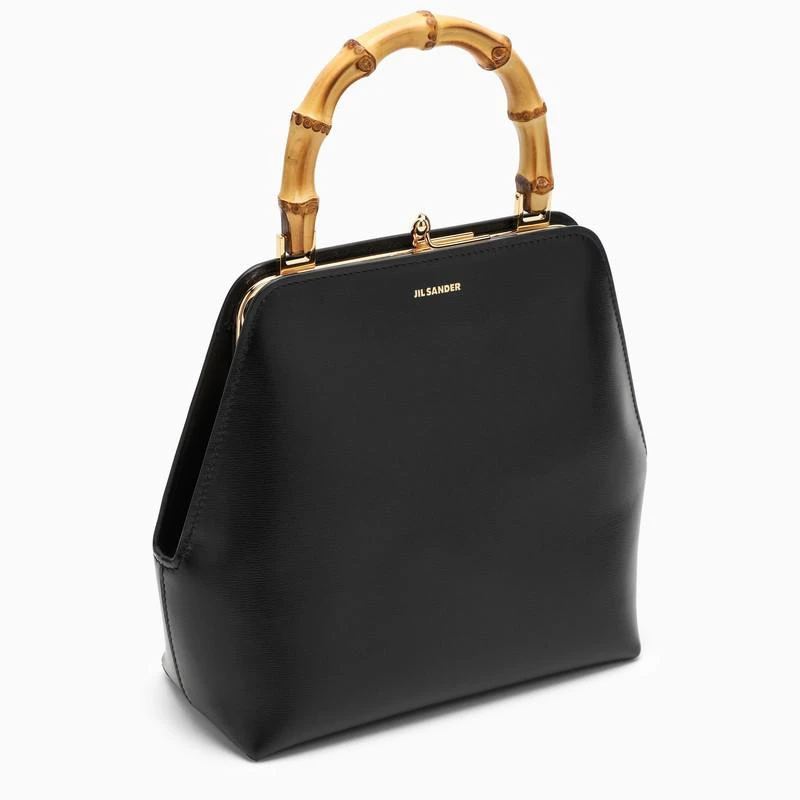 商品Jil Sander|Goji Bamboo black leather bag,价格¥11226,第3张图片详细描述