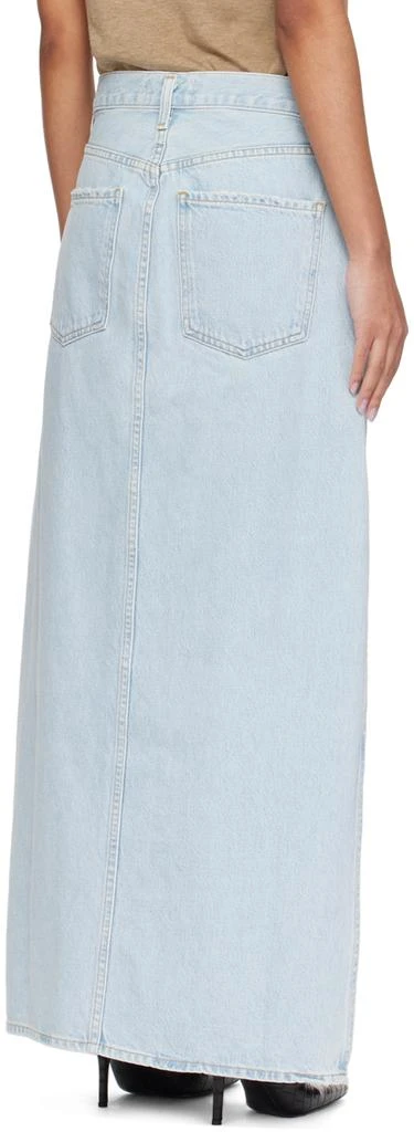 商品AGOLDE|Blue Astrid Slice Denim Maxi Skirt,价格¥944,第3张图片详细描述