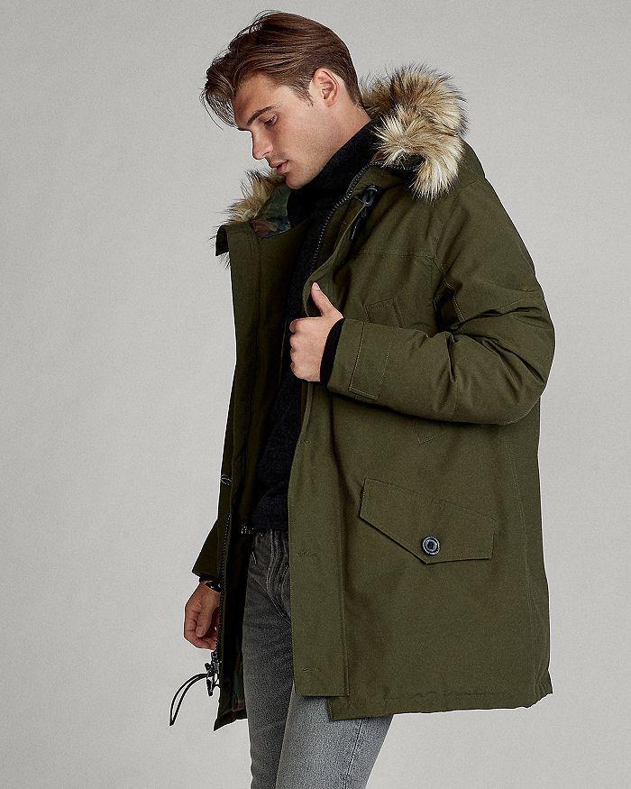 商品Ralph Lauren|Faux Fur Trim Down Parka,价格¥2570,第5张图片详细描述