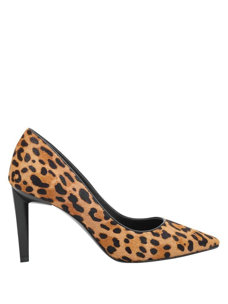 Myra Leopard Print Calf Hair Pumps 商品
