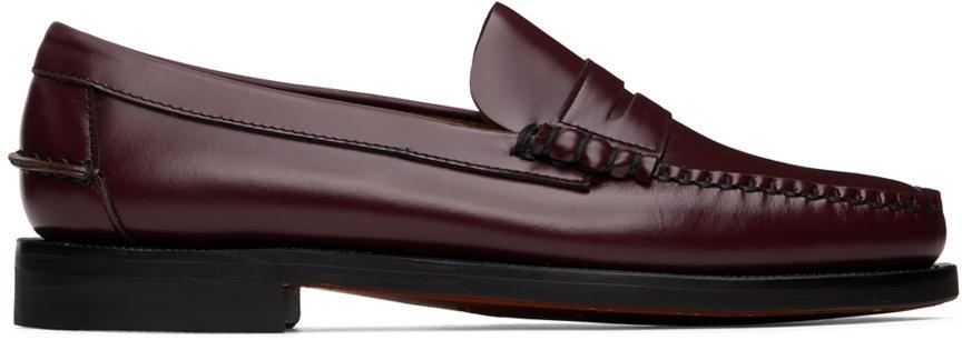 商品SEBAGO|Burgundy Classic Dan Loafers,价格¥822,第1张图片