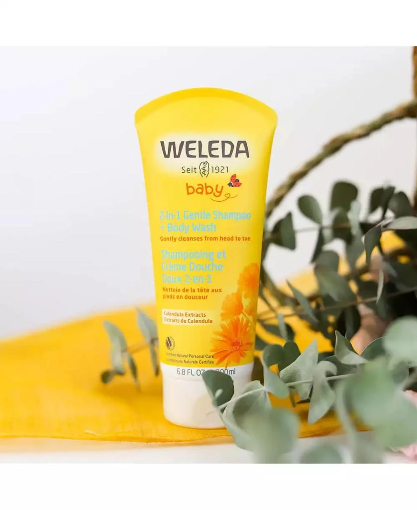 商品Weleda|2-In-1 Gentle Baby Shampoo and Body Wash with Calendula Extracts, 6.8 oz,价格¥109,第4张图片详细描述