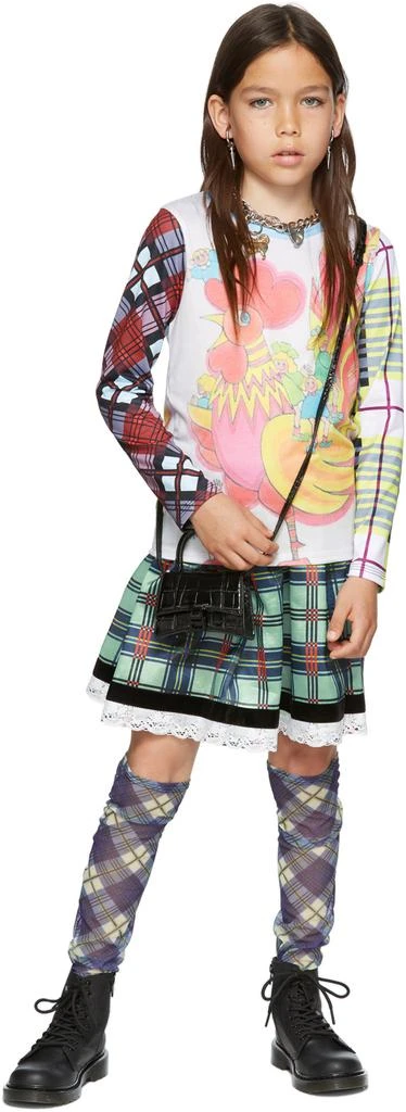 商品CHOPOVA LOWENA|SSENSE Exclusive Kids Green Check Skirt,价格¥482,第1张图片