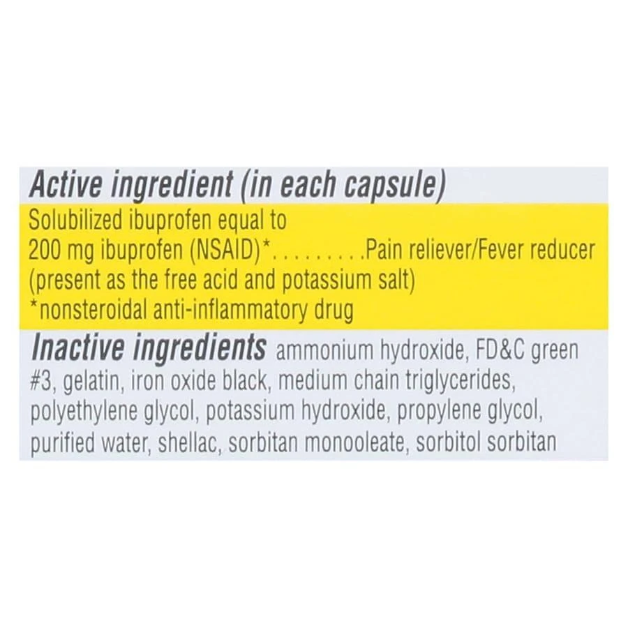 商品Walgreens|Ibuprofen 200 mg Softgels,价格¥33,第4张图片详细描述