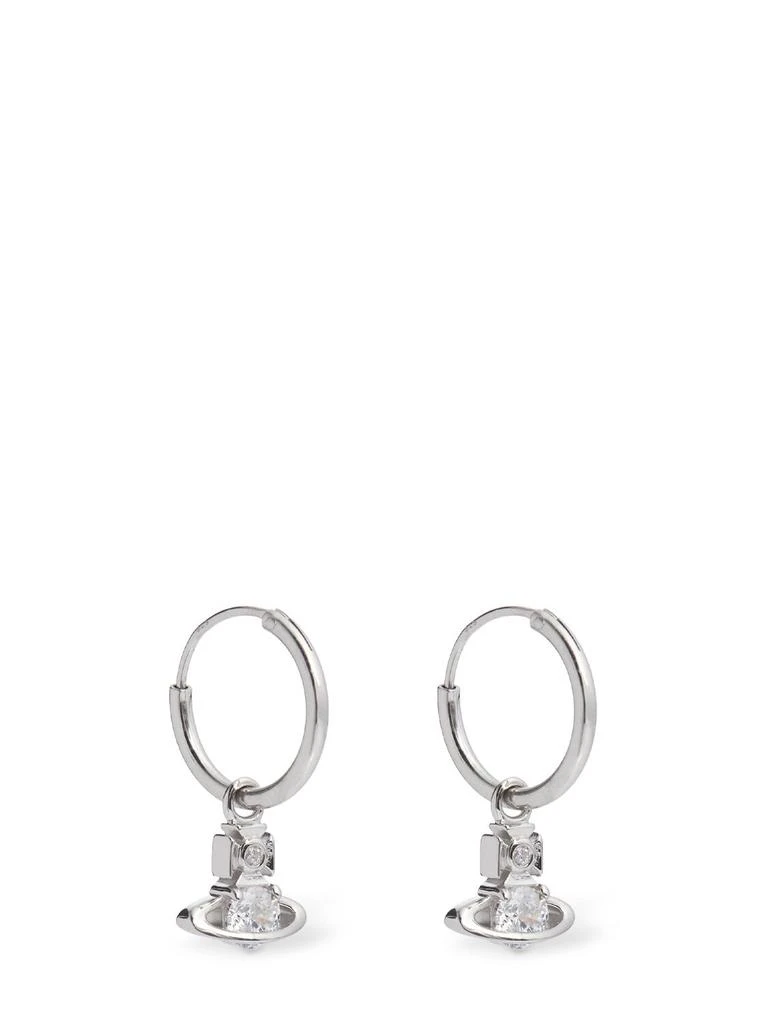 商品Vivienne Westwood|Nina Spark Crystal Hoop Earrings,价格¥1219,第1张图片