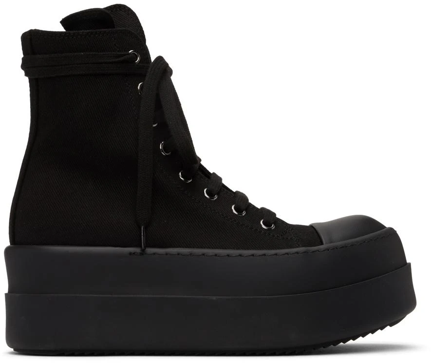 商品Rick Owens|Black Mega Bumper Sneakers,价格¥5306,第1张图片