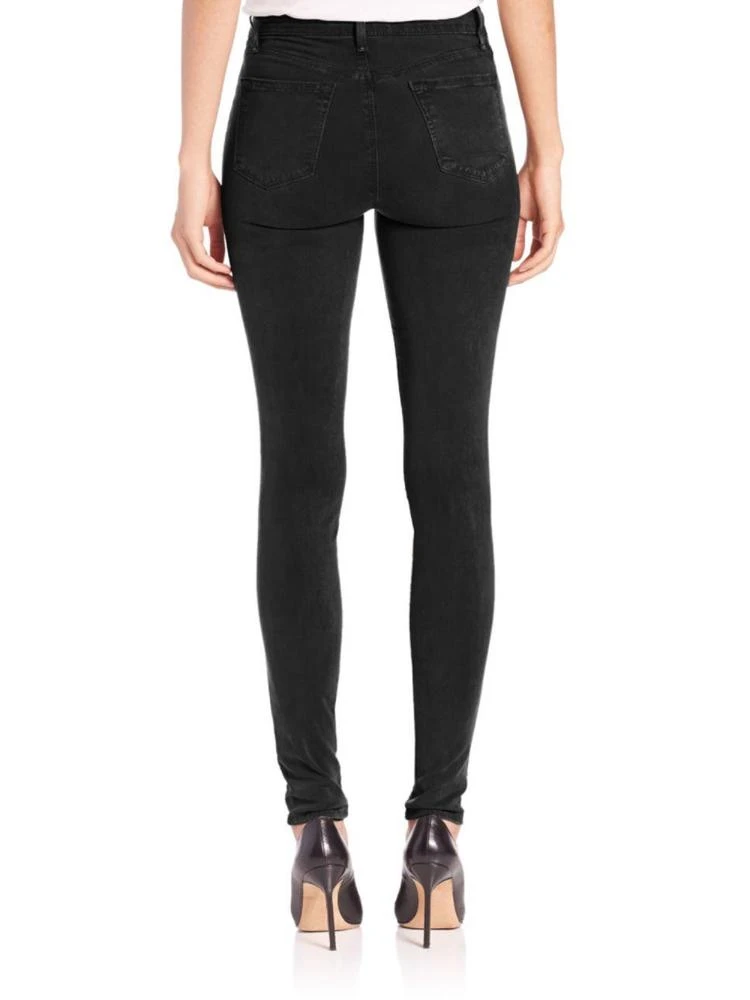 商品J Brand|Maria Luxe Sateen High-Rise Skinny Jeans,价格¥733,第2张图片详细描述