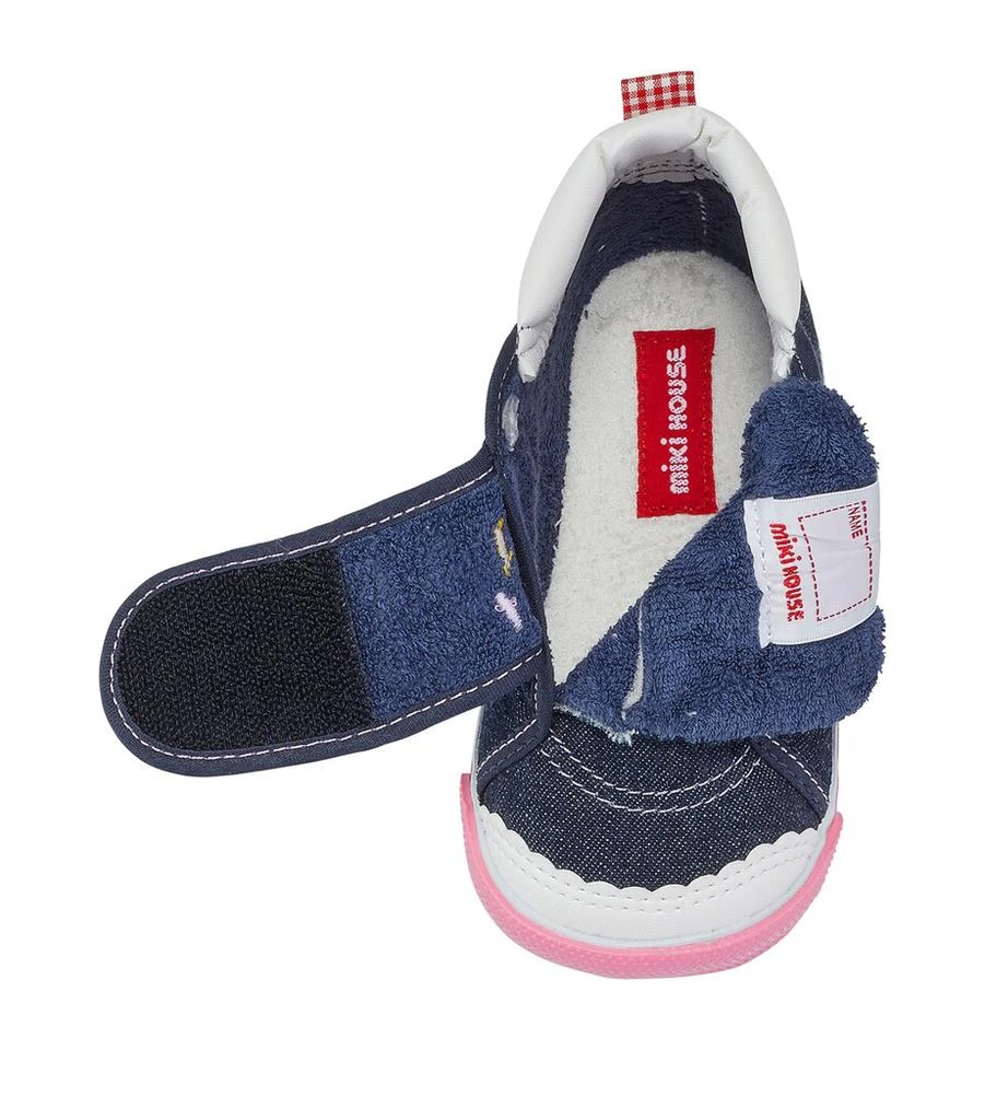 商品Miki House|Denim Low-Top Sneakers,价格¥2065,第4张图片详细描述