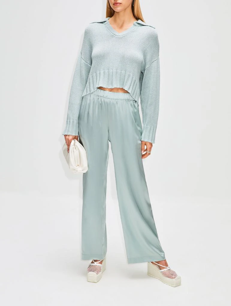 商品Sablyn|Julie Collared V Neck Sweater,价格¥937,第2张图片详细描述