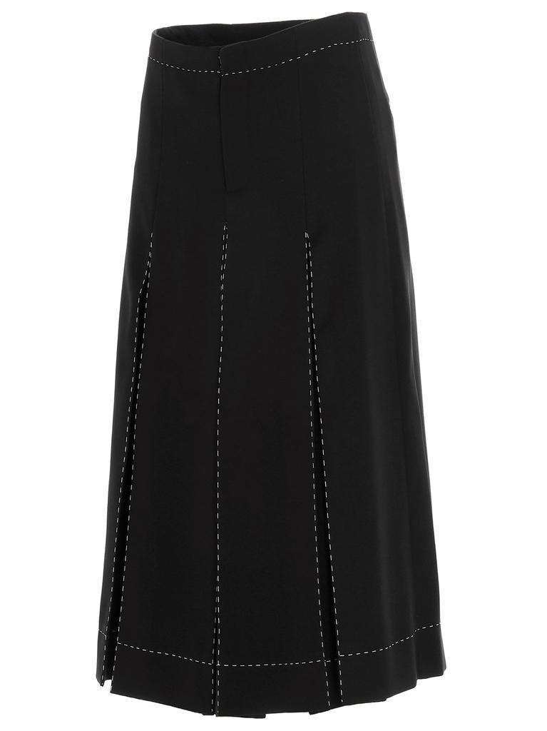 商品MAISON MARGIELA|Pleated pant skirt,价格¥2390,第4张图片详细描述