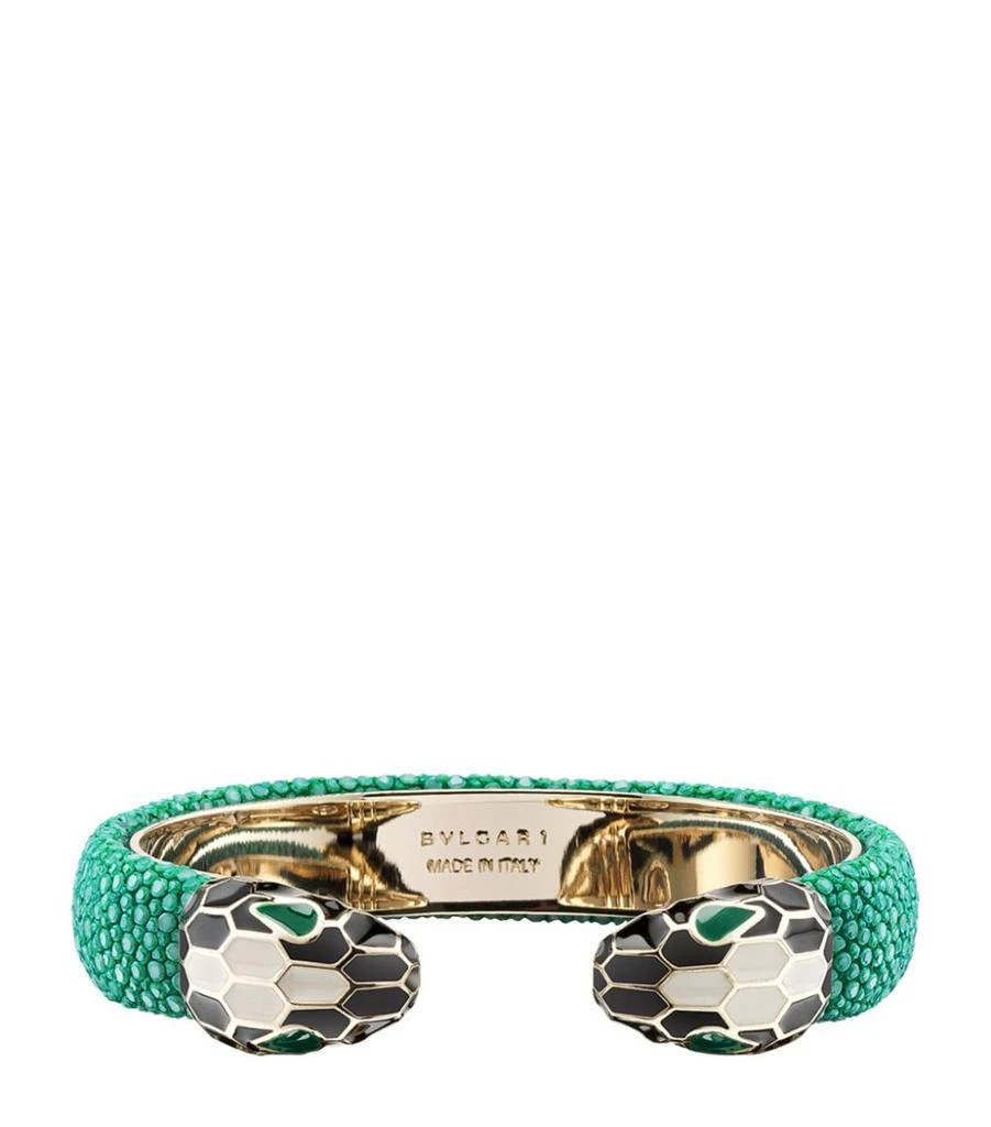 商品BVLGARI|Leather Serpenti Forever Bangle (Small),价格¥4792,第1张图片