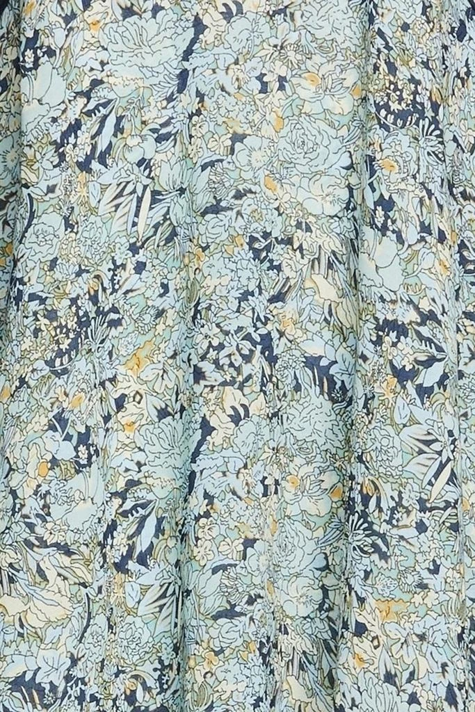 商品Maje|Floral-print crepe de chine mini dress,价格¥433,第4张图片详细描述