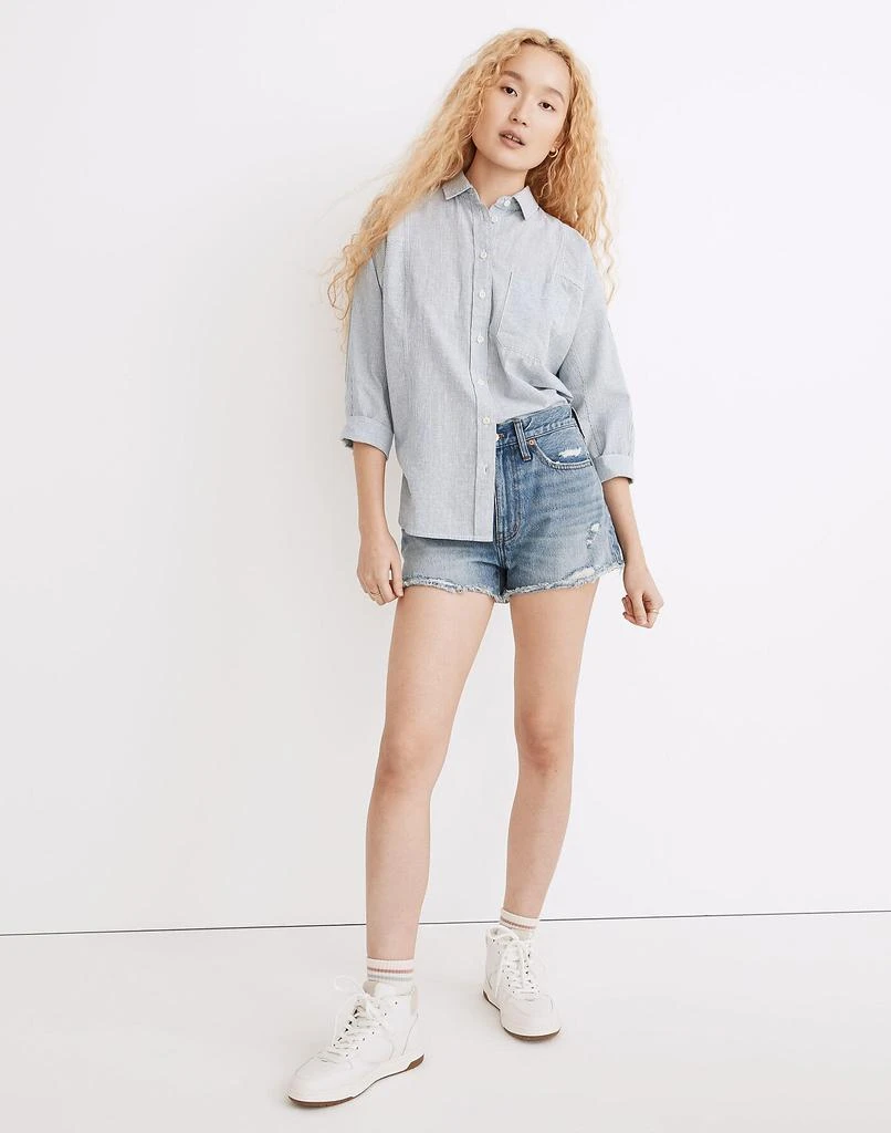商品Madewell|Relaxed Denim Shorts in Renfield Wash: Destructed Edition,价格¥160,第1张图片