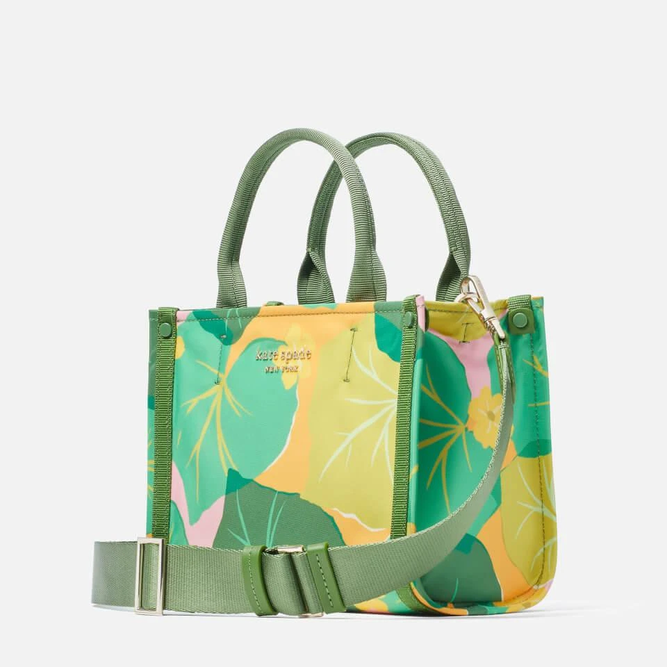 商品Kate Spade|Kate Spade New York Women's Sam The Little Better Cucumber Floral Mini Tote Bag - Multi,价格¥631,第3张图片详细描述